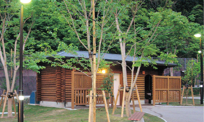 Toilet at Arashizaka pocket park